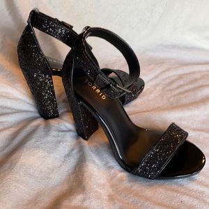 Torrid black sparkly heels